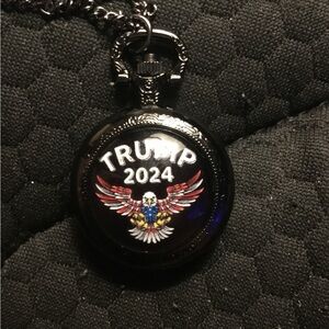Black Trump 2024 Pocket Watch